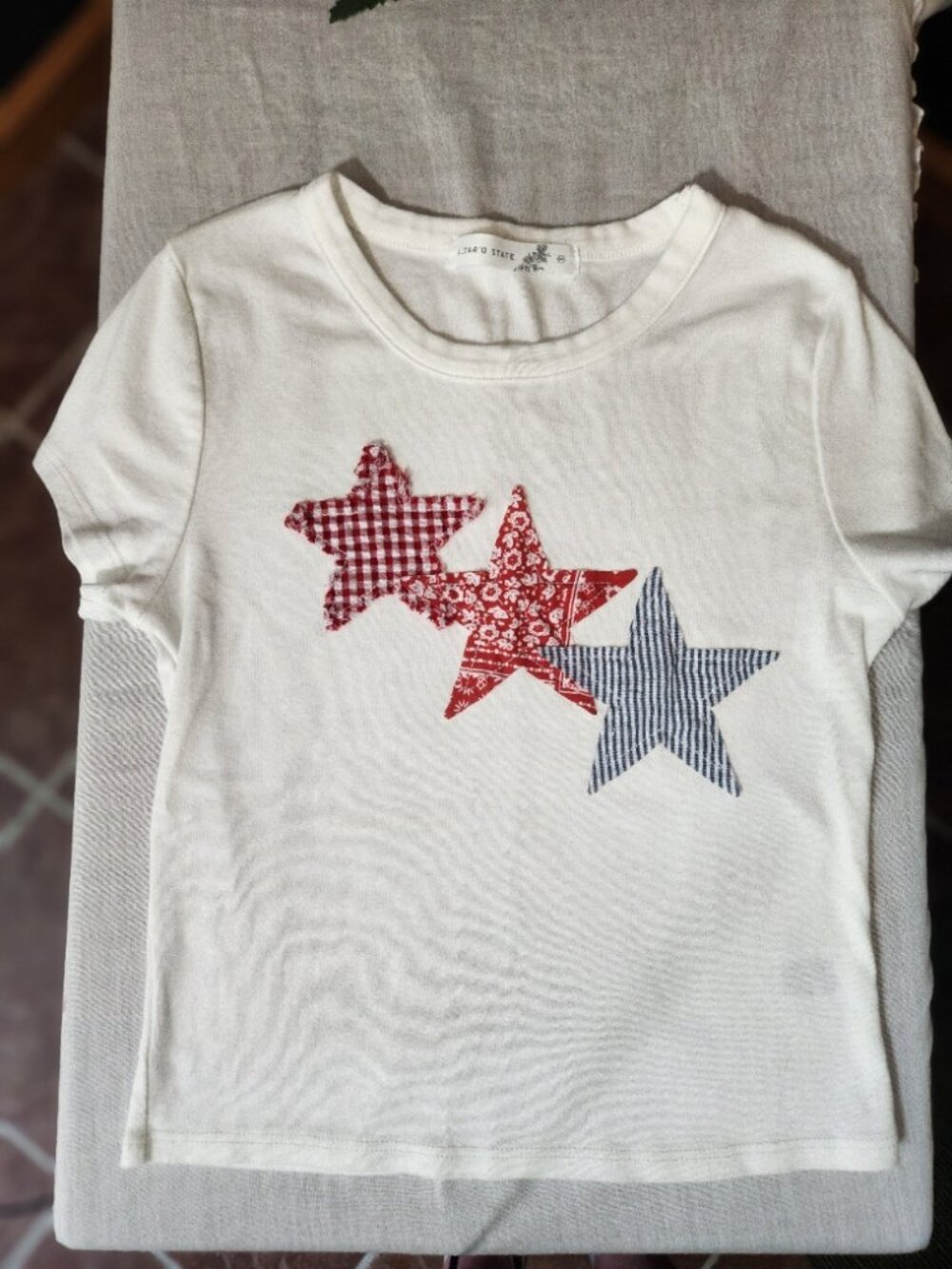 Altar'd State Star Patchwork Shirt